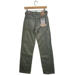 RARE 90s DIESEL New Saddle Mens Size 27W Olive Fat Cord Jean NOS with Tags Italy